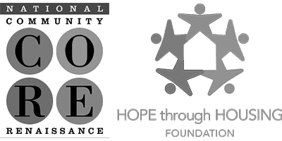 National CORE and Hope Housing Logos
